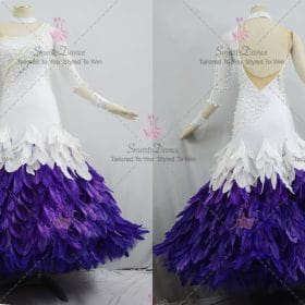 Rhinestones Applique Womens Ballroom Competition Dress BD-SG3557