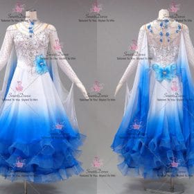 Satin Crystal Dress For Homecoming Dance Dance Costume BD-SG4238