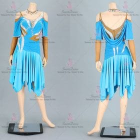 Satin Female Latin Dress Bolero Bachata Dance Clothes LD-SG2170
