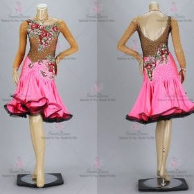 Satin Juniors Latin Dress Swing Samba Dance Clothing LD-SG2160