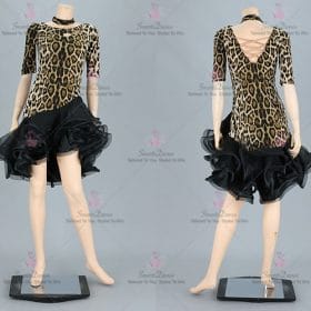 Satin Ladies Latin Dress Rumba Mambo Dance Costumes LD-SG2175