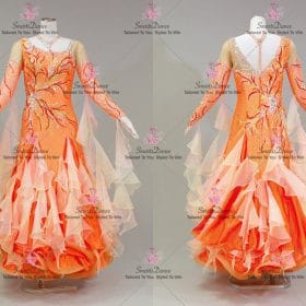 Satin Rhinestones Ballroom Dancing Dresses Dance Dresses For Middle Schoolers BD-SG4203