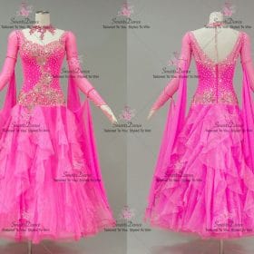 Satin Swarovski Dance Dresses For Teens Dancer Costume BD-SG4243