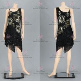 Satin Womens Latin Dress Chacha Jive Dance Wear LD-SG2155