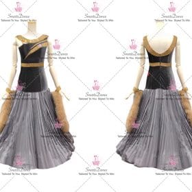 Silver Rhinestone Dance Costumes Ballroom Dancing Dress BD-SG3983