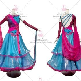 Sparkling Ballroom Standard Dress Viennese Waltz Dancesport Clothing BD-SG3301