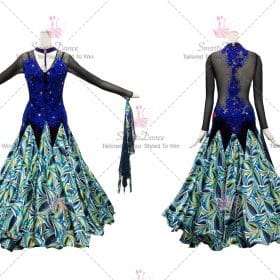 Sparkling Ballroom Standard Dress Viennese Waltz Dancing Clothes BD-SG3325