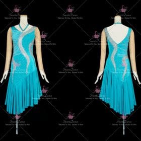 Sparkling Cheap Womens Latin Dress Gown Ballroom Latin Competition Costumes LD-SG2046