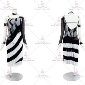Sparkling Cheap Womens Latin Dress Gown Ballroom Latin Competition Costumes LD-SG2058