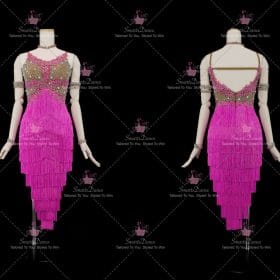 Sparkling Cheap Womens Latin Dress Gown Ballroom Latin Competition Costumes LD-SG2070
