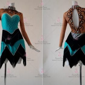 Sparkling Cheap Womens Latin Dress Gown Ballroom Latin Competition Costumes LD-SG2119