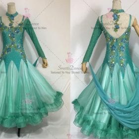 Swarovski Satin Juvenile Ballroom Smooth Dress BD-SG3579