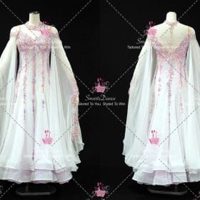 White And Pink And Purple Ballroom Homecoming Dance Dresses Dresses For Dance BD-SG4488
