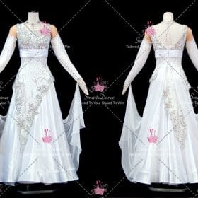 White Ballroom Dancing Dresses Dresses For Homecoming Dance BD-SG4484