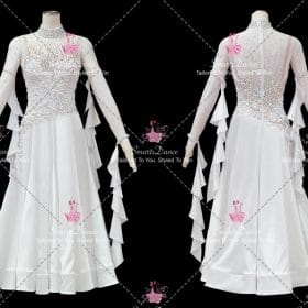 White Ballroom Standard Ballroom Dance Dresses Prom Dance Dress BD-SG4486