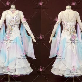 White Custom Made Dance Costume Skirt BD-SG4142