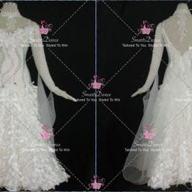 White Foxtrot Dress For Dance Praise Dance Dress BD-SG4553