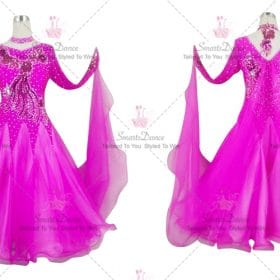 Womens Ballroom Competition Dress For Sale Dance Wear Purple BD-SG3889