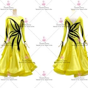 Yellow Dance Dresses For Juniors Dance Dresses For Teens BD-SG3992