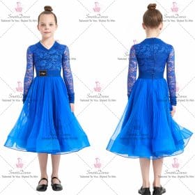 Custom Juvenile Ballroom Dance Dress