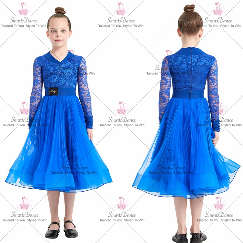 Custom Juvenile Ballroom Dance Dress
