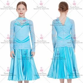 Custom Junior Ballroom Dance Costumes
