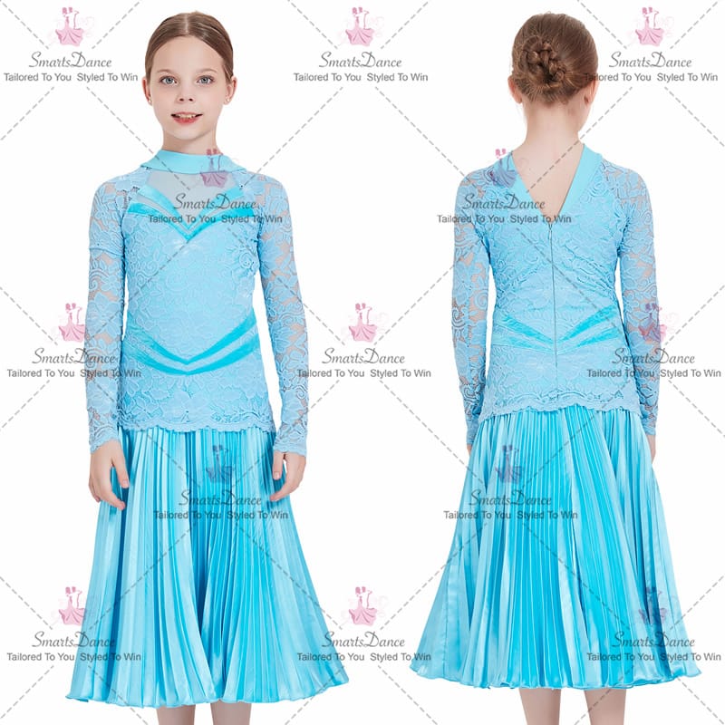 Custom Junior Ballroom Dance Costumes